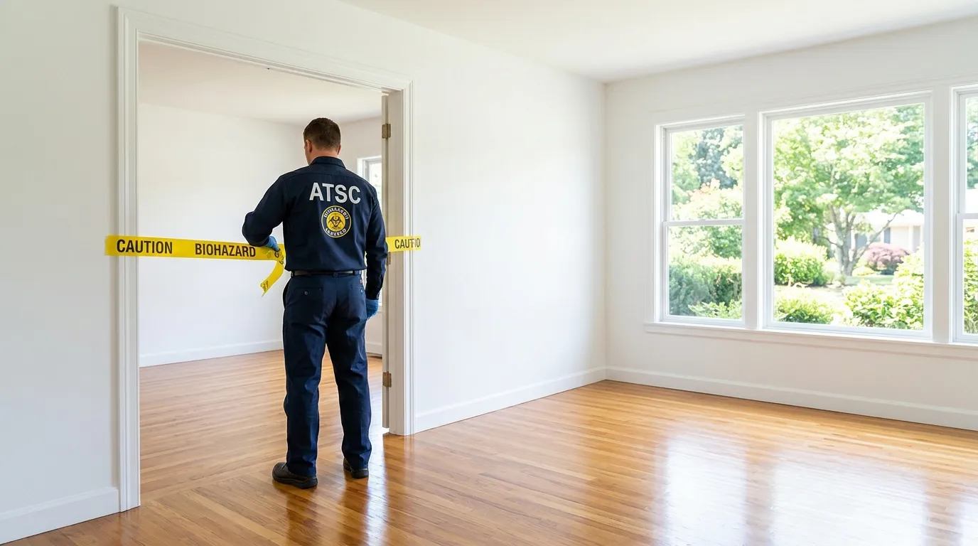 Certified biohazard cleanup crew performing Crime Scene Cleanup in Green Hill