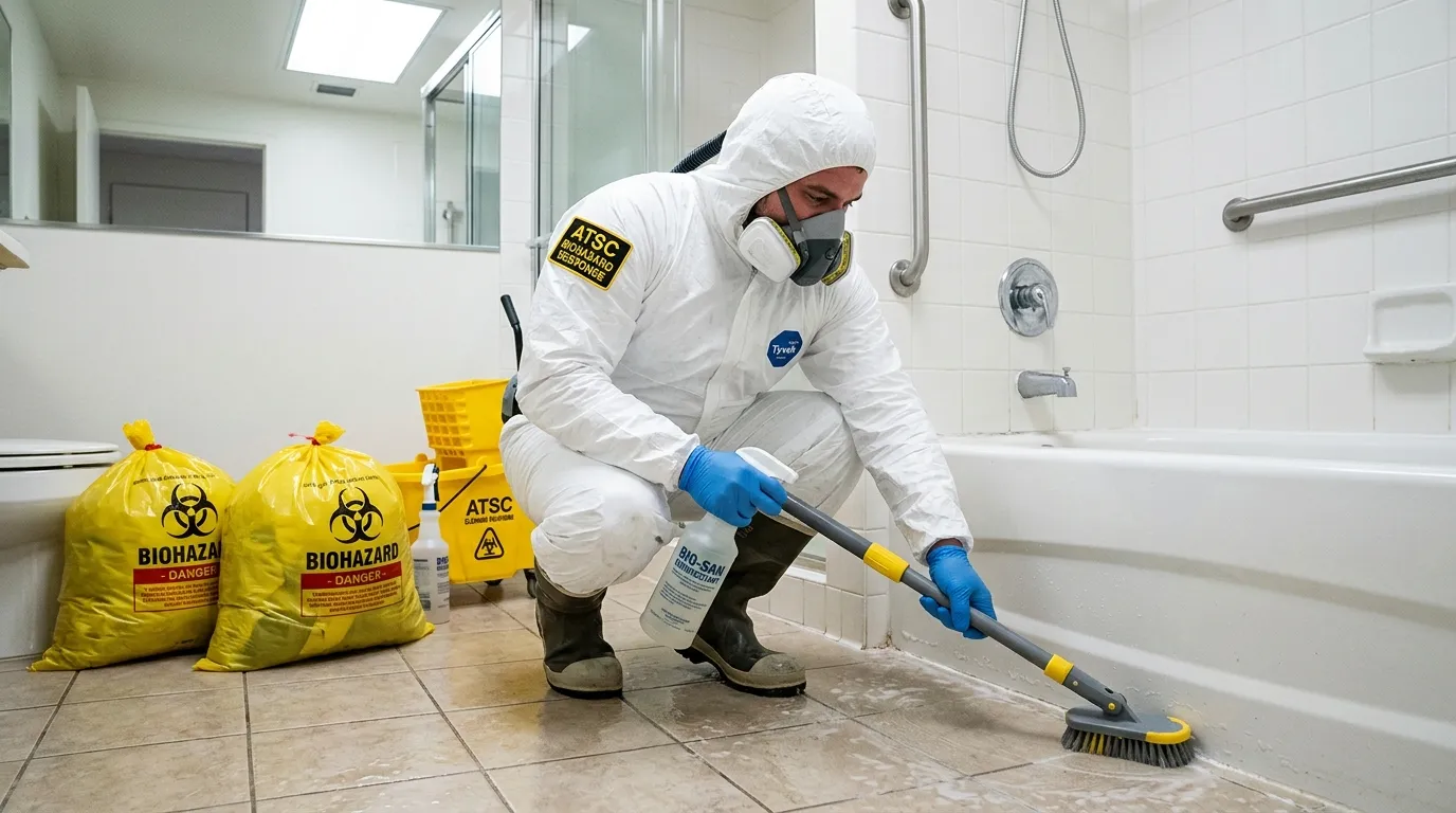 Decontamination equipment deployed for Blood Cleanup in Green Hill